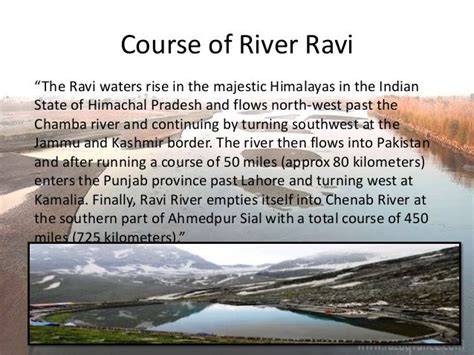 River Ravi Situation