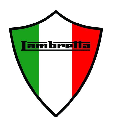 581 Lambretta Shield Sticker - Scooterproducts