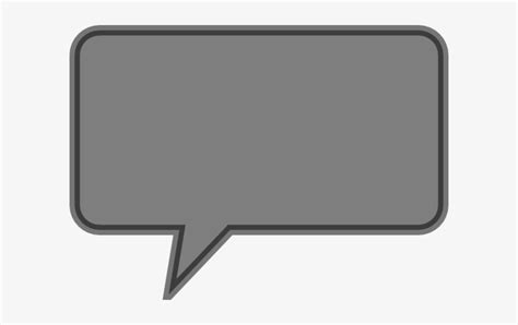 Speech Bubble - Grey Speech Bubble Png PNG Image | Transparent PNG Free ...