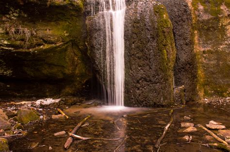 Waterfalls during the spring melt at Governor Dodge State Park, Wisconsin image - Free stock ...