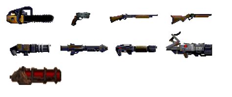 All Classic Doom Weapon's by DamianZombie on DeviantArt