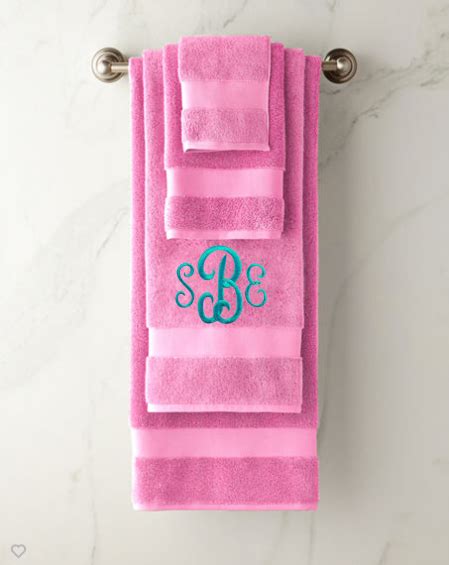 Monogrammed Towels