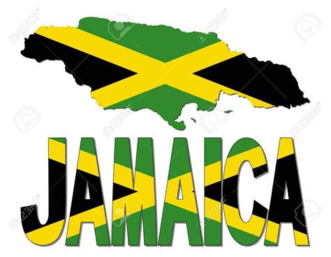 Jamaica map flag and text illustration , #AFFILIATE, #map, #Jamaica, #flag, #illustration, #text ...