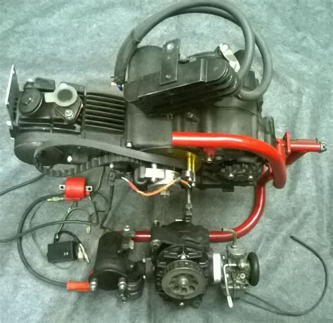 Supercharged engine - 50cc - 10hp - complete kit ready to run. Motorcycle Wiring, Motorcycle ...