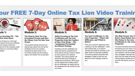 Learn Tax Lien Certificate Investing With The US Tax Lien Association 2 | Online taxes ...