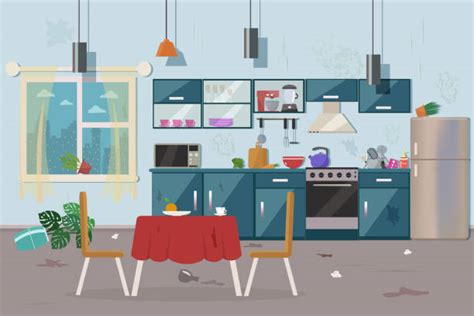 1,000+ Messy Kitchen Stock Illustrations, Royalty-Free Vector Graphics ...