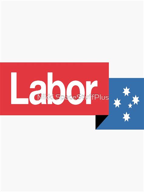 "Australian Labor Party Logo" Sticker by Spacestuffplus | Redbubble