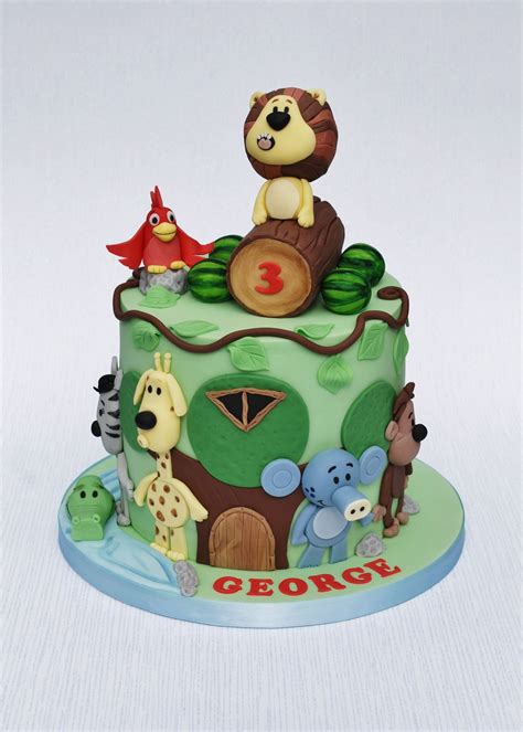 Raa Raa the noisy lion cake | Baby birthday cakes, Birthday cake kids ...