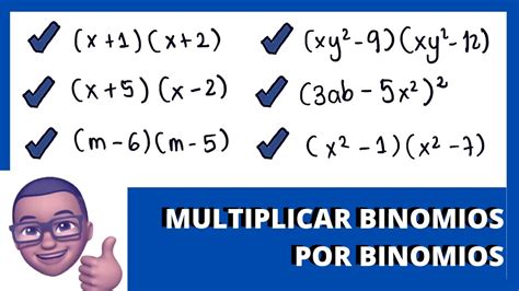 Operaciones Con Expresiones Algebraicas Multiplicacion Binomio Por My ...