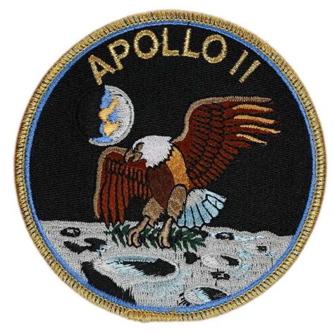 Apollo 11 Mission Patch Official Nasa Neil Armstrong Buzz Aldrin Made ...