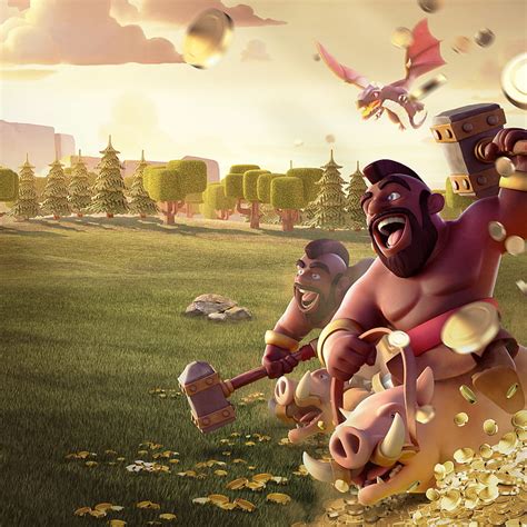 Free download | HD wallpaper: hog rider, clash of clans, supercell ...