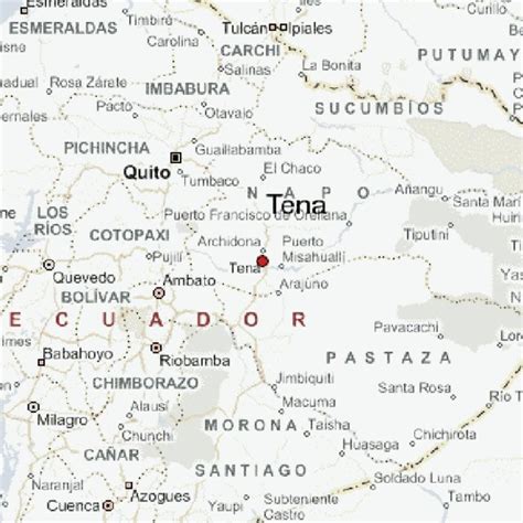 Mapa de localización de Tena, en Ecuador | Download Scientific Diagram