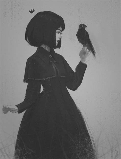 Crow girl on Behance