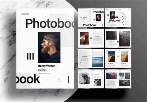 Free InDesign Photobook Layout Templates