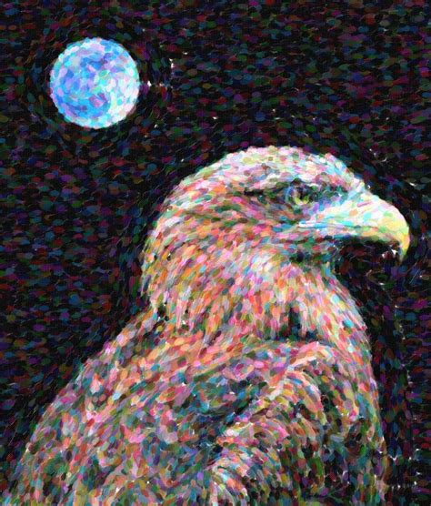 Abstract Bald Eagle 2 Painting by Celestial Images - Fine Art America