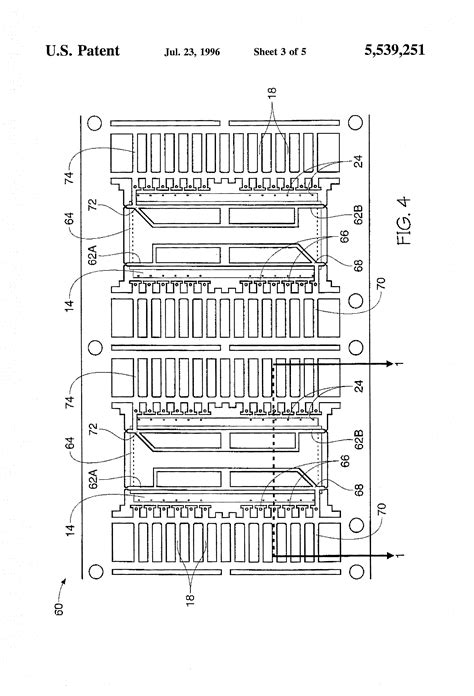 Patent US5539251 - Tie bar over chip lead frame design - Google Patents