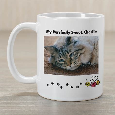 Personalized Photo Cat Mug | Giftsforyounow