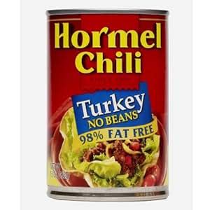 Amazon.com : Hormel Turkey Chili No Beans, 15-Ounce (Pack of 6) : Chili ...