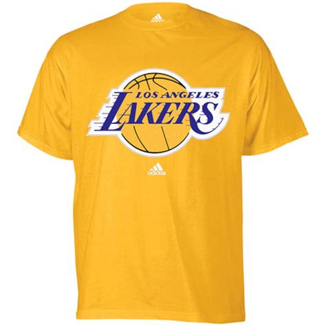 adidas Los Angeles Lakers Gold Primary Logo T-shirt