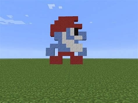 Papa Smurf (The Smurfs) Pixel Art Minecraft Project