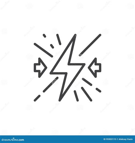 Conflict Line Icon Concept. Conflict Vector Linear Illustration, Symbol, Sign | CartoonDealer ...