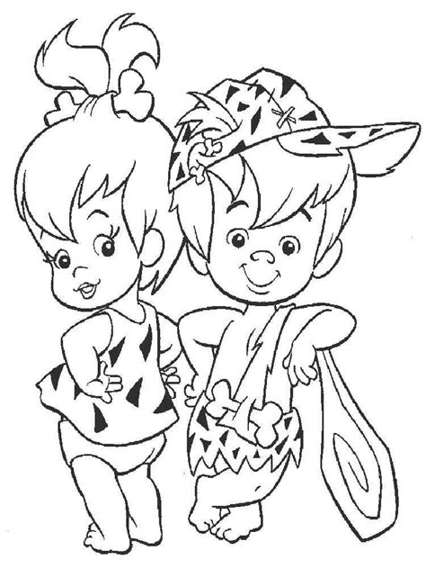 Flintstones Characters Coloring Pages