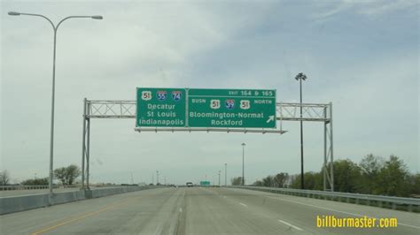 SB I-55 at I-39. (April, 2012)