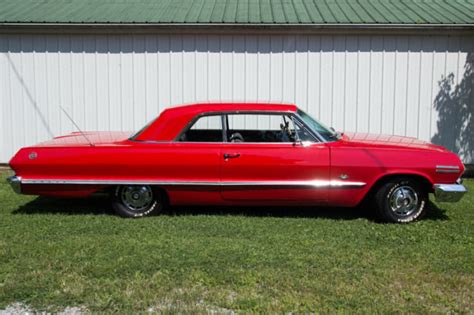 1963 Chevrolet Impala SS 327 Hardtop Red