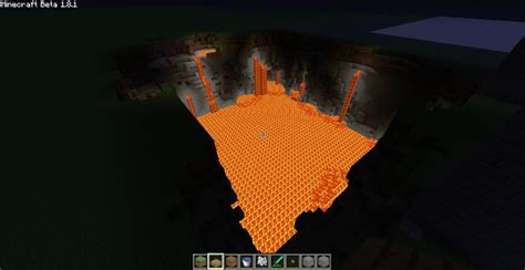 Spleef Lava Pit Minecraft Map