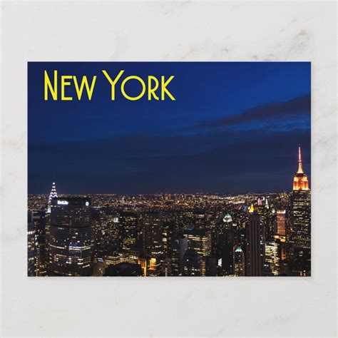 New York City Skyline Postcard | Zazzle