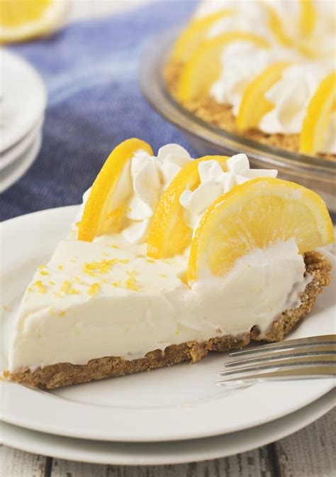 BEST No Bake Lemon Pie Recipe - Crazy for Crust