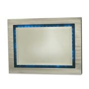 Shattered Infinity Wall Mirror-Brushed Aluminum | Accent Mirrors