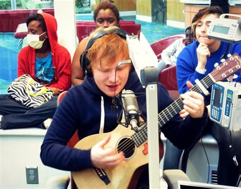 Ed Sheeran Performs "Lego House" At Seacrest Studios