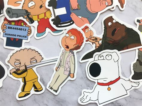 100Pcs Family Guy Cartoon Vinyl Stickers pack Bumper Laptop | Etsy