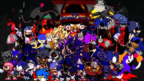 Happy 1st Anniversary Vs. Sonic.EXE by kjbo8 on DeviantArt