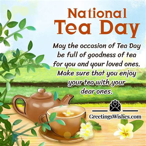 British National Tea Day (21 April) - Greetings Wishes