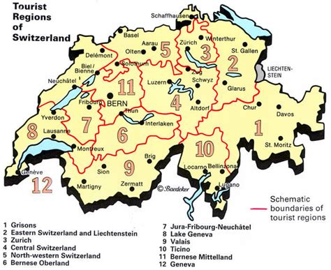 Switzerland Map - Switzerland