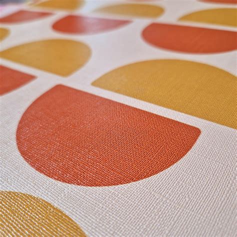 Retro Peel and Stick Wallpaper Vintage Retro Pattern Accent - Etsy