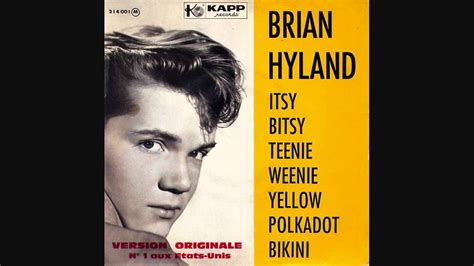 ‘Itsy Bitsy Teenie Weenie Yellow Polkadot Bikini' by Brian Hyland peaks ...