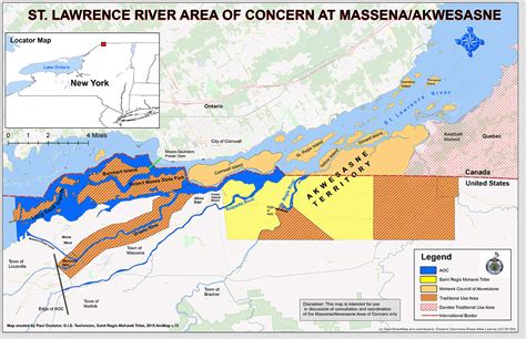 St. Lawrence River AOC Boundary Map | US EPA