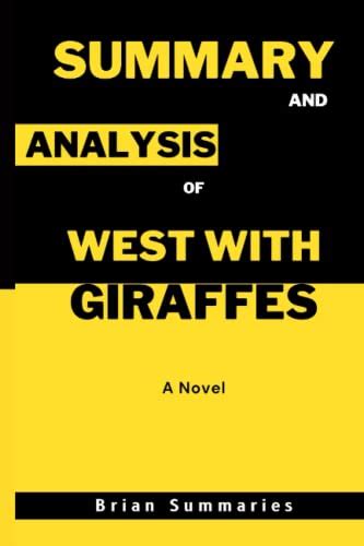 12 West With Giraffes Book Club Questions For Discussion