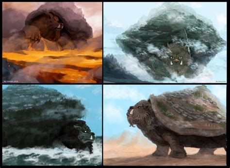 The Four Lion Turtles : TheLastAirbender | Lion turtle, The last avatar, Avatar kyoshi