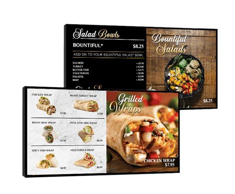 Digital Menu Boards - Netvisual Digital Signage Solutions