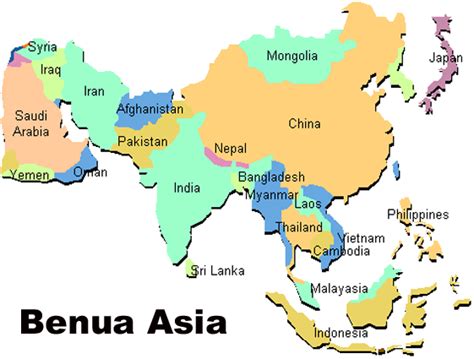 ANALISIS NEGARA NEGARA BENUA ASIA