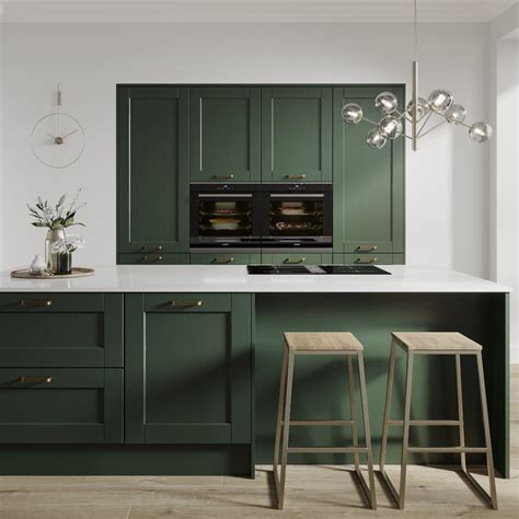 20+ Modern Dark Green Kitchen Cabinets