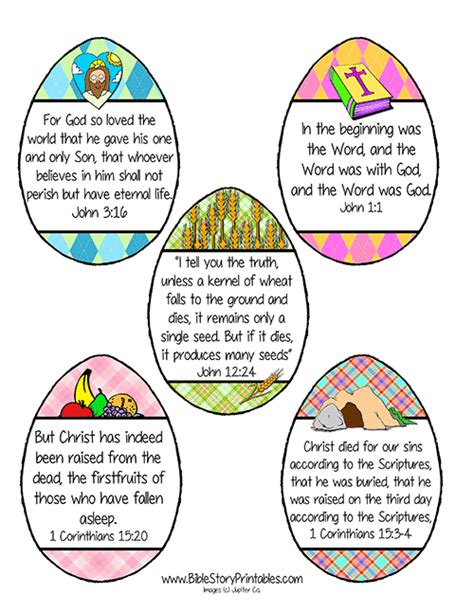 Easter Bible Story Printables