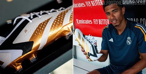 'White/Black/Gold' Adidas Predator Accuracy 'Bellingham' Boots Revealed ...