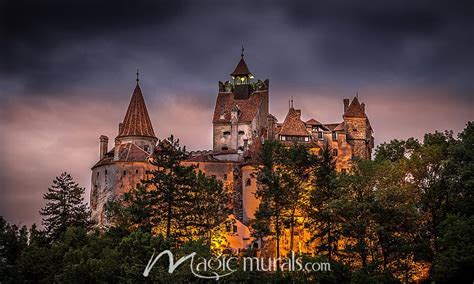 Bran Castle Romania Wallpaper Wall Mural by Magic Murals