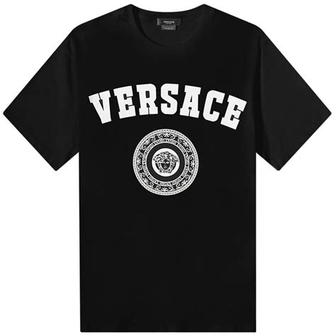 Versace Bold Logo T-Shirt in Black/White Versace