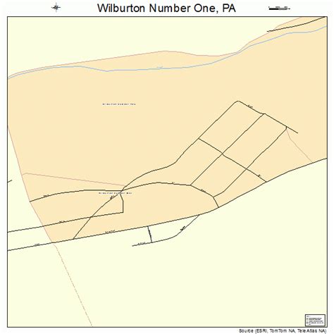 Wilburton Number One Pennsylvania Street Map 4285076